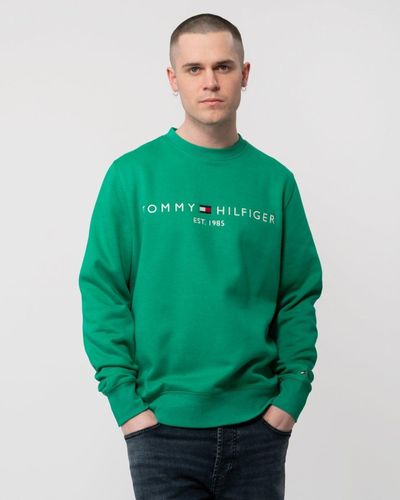 Tommy Hilfiger Tommy Logo Sweatshirt - Green