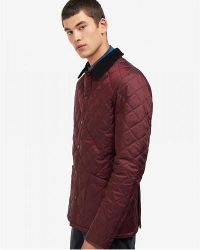Barbour Heritage Liddesdale Quilted Jacket - Red