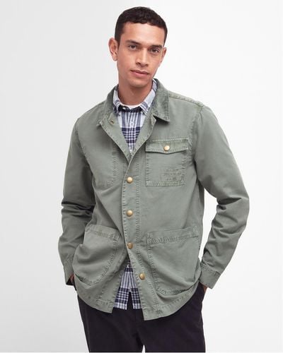 Barbour Grindle Overshirt - Gray