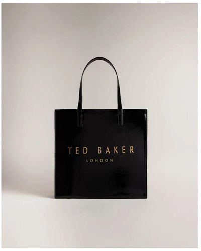 Ted Baker Crinkon Crinkle Large Icon Bag - Black