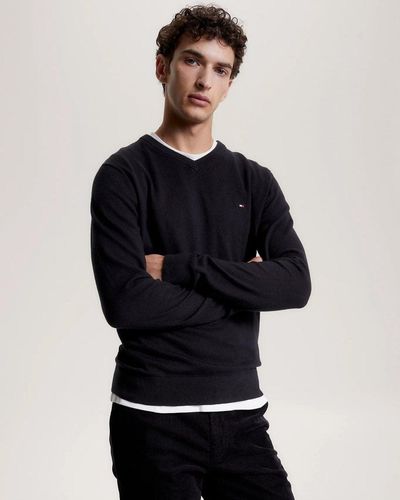 Tommy Hilfiger V-neck sweaters for Men | Online Sale up to 44% off | Lyst