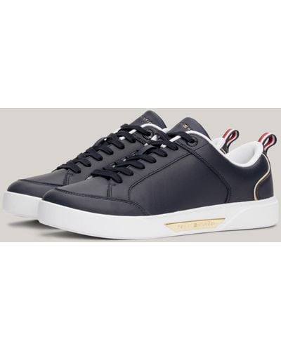 Tommy Hilfiger Sporty Chic Court Trainers - Blue
