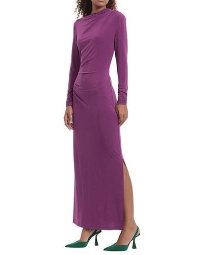 Donna Morgan D8246m Bodycon Minimalist Dress - Purple