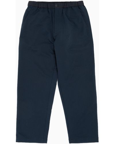 Nanamica Alphadry Wide Easy Trousers Navy - Blue