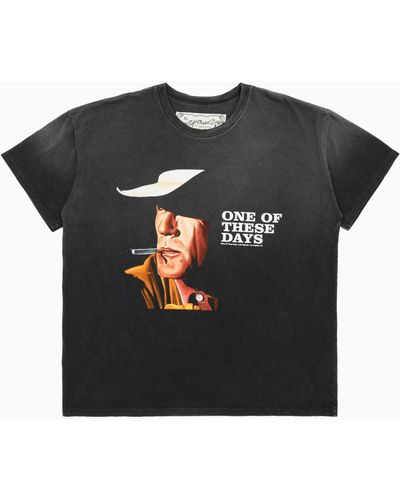 One Of These Days Just For A Visit T-shirt Black
