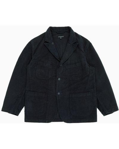Engineered Garments Bedford Moleskin Jacket Dark Navy - Blue