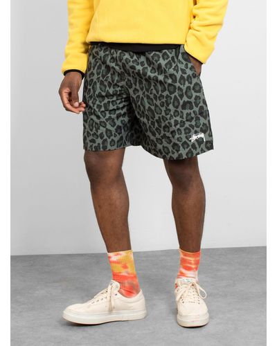 Stussy leopard shop swim shorts