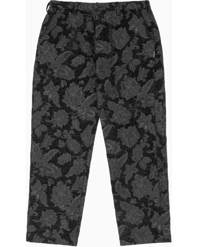 thisisneverthat Floral Work Trousers Black - Grey