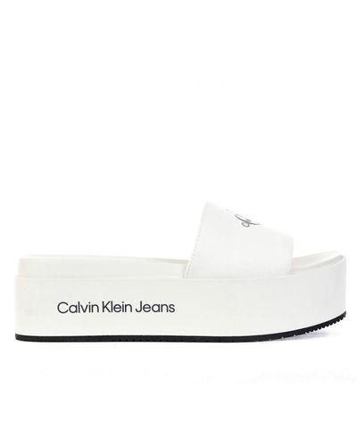 Sinds Mijnenveld Th Calvin Klein Slippers for Women | Online Sale up to 61% off | Lyst