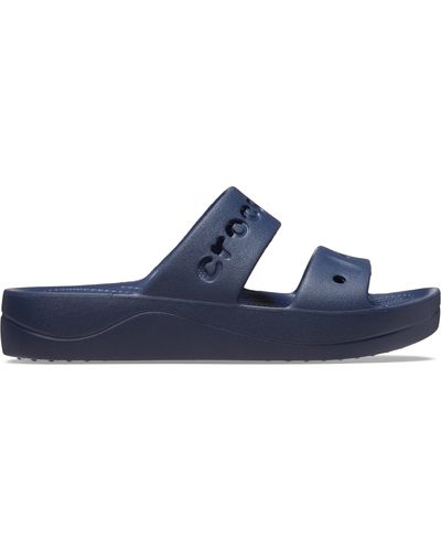 Crocs™ Baya Platform Sandal 42-43 EU Navy - Blau