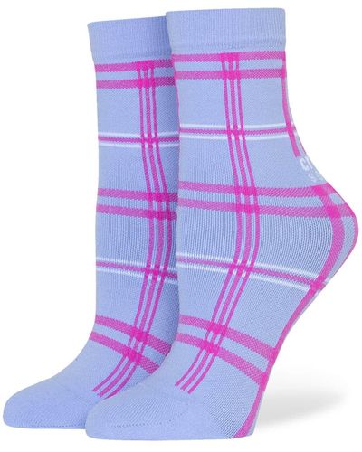 Crocs™ | unisex | socks plaid ankle | schuhe | lila | osfa