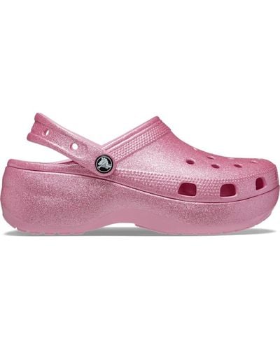 Crocs™ Classic Platform Glitter Clog - Pink