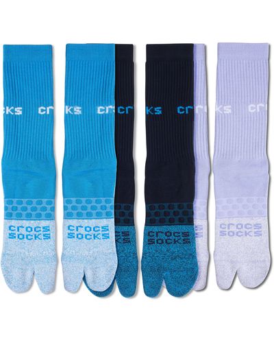 Crocs™ | unisex | socks adult flop sock 3 pack | schuhe | weiß | s - Blau