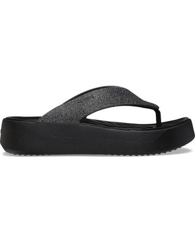 Crocs™ Getaway Platform Glitter Flip - Black