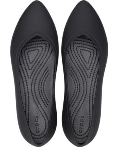 Crocs™ Brooklyn Pointed Flat - Black