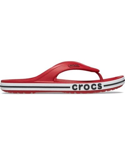 Crocs™ Burgundy / Navy Bayaband Flip - Multicolor