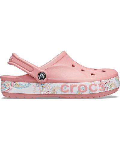 Crocs™ Blossom Bayaband Bandana Print Clog - Pink