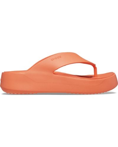 Crocs™ | damen | getaway platform | flips | orange | 34 - Schwarz