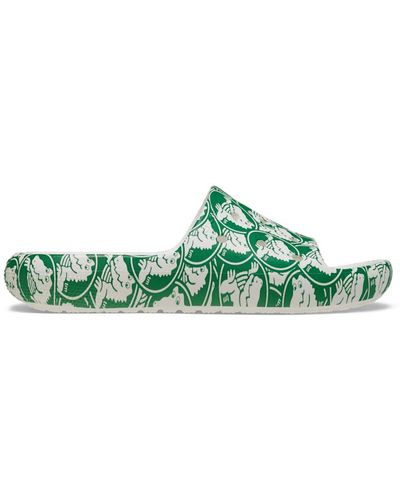 Crocs™ Classic Duke Print Slide 2.0 - Green