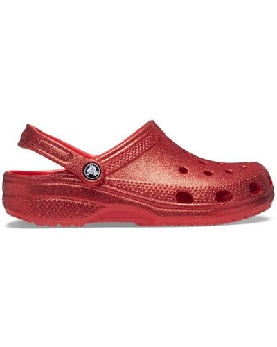 Crocs™ Classic Glitter Clog - Red