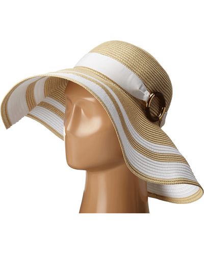 Lauren by Ralph Lauren Paper Straw Bright & Natural Sun Hat