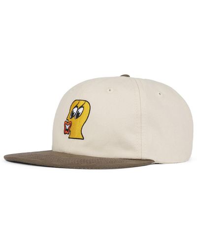 Brain Dead Duck Face Hat Natural In Cotton - White