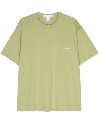 Comme des Garçons Printed T-shirt Men Khaki In Cotton - Green
