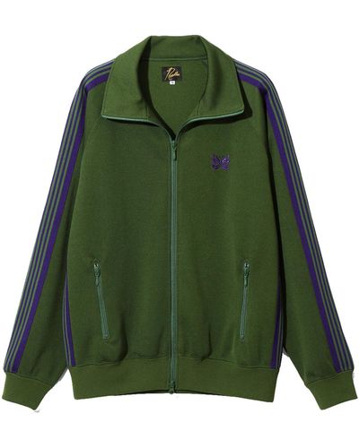 Needles Track Jacket Men Green In Polyester