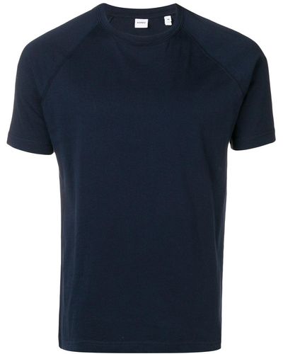 Aspesi Crewneck T-shirt Men Navy In Cotton - Blue