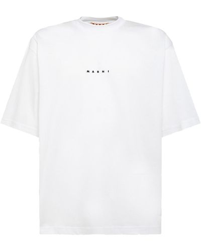 Marni T-shirt con stampa - Bianco