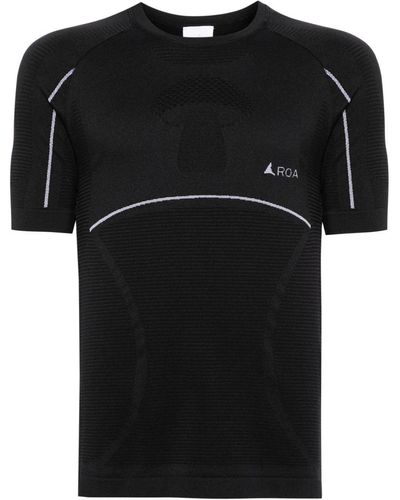 Roa Seamless Shortsleeve T-Shirt - Black