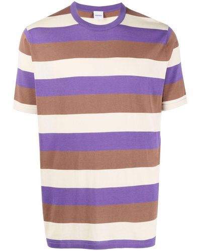 Aspesi Stripe-print T-shirt - Natural