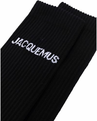 Jacquemus Les Chaussettes Socks Black In Cotton