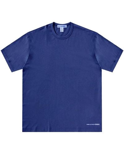 Comme des Garçons Printed T-shirt Men Navyi In Cotton - Blue