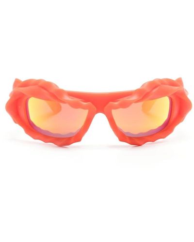 OTTOLINGER Twisted Sunglasses Orange In Acetate - Pink