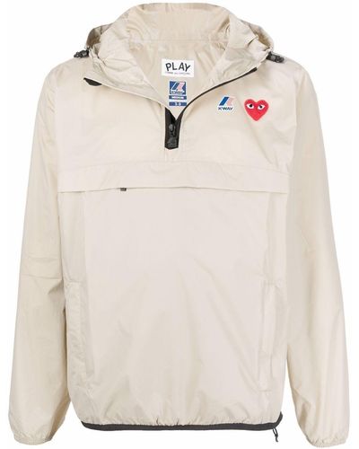 COMME DES GARÇONS PLAY Kway Jacket Clothing - Natural
