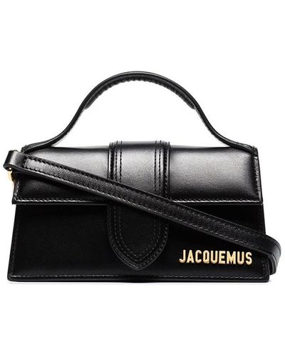Jacquemus Le Bambino Leather Top Handle Bag - Black