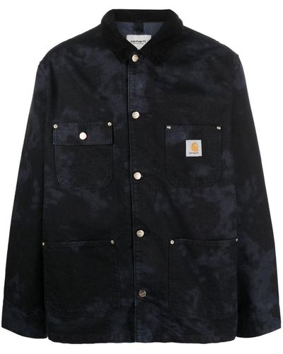 Carhartt Wip Og Chore Chromo Buttoned Shirt Jacket in Blue for Men