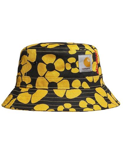 Marni Carhartt X Bucket Hat In Cotton - Yellow