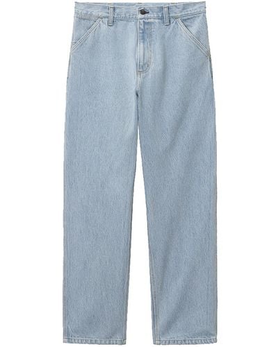 Carhartt Single Knee Jeans Blue In Cotton