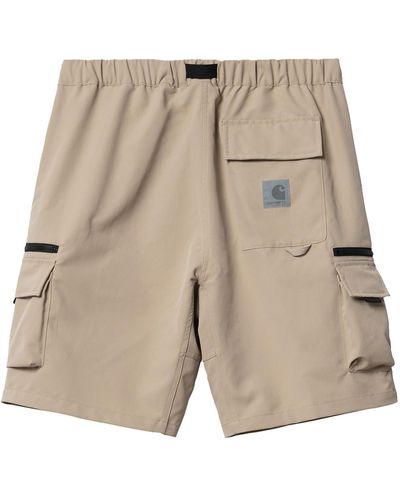 Carhartt Elmwood Short Beige In Cotton - Natural