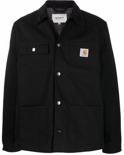 Carhartt Michigan Coat Black In Cotton