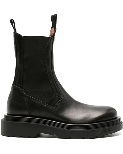 Buttero Chelsea Storia Boots Black In Leather