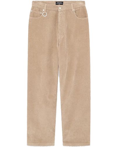 Etudes Studio District Corduroy Trousers Beige In Cotton - Natural