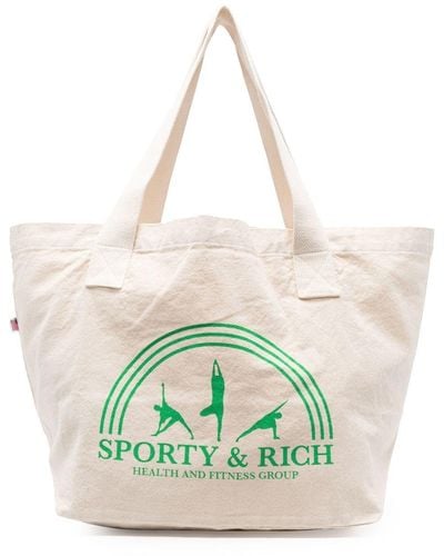 Sporty & Rich Bags.. Beige - Green