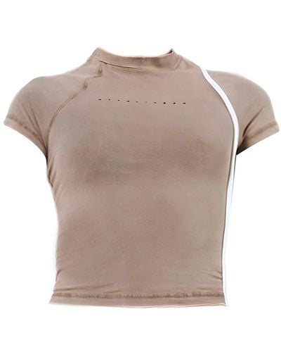 OTTOLINGER Decostructed Top Light Brown In Cotton - Grey