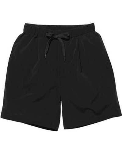Snow Peak Dry Bermuda Shorts Men Black In Polyaester