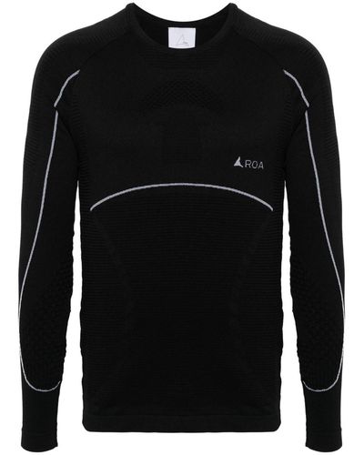 Roa Seamless Longsleeve T-Shirt - Black