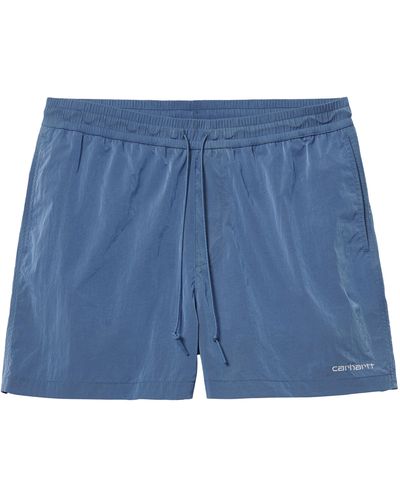 Carhartt Tobes Swimsuit Short Men Blue In Polyester