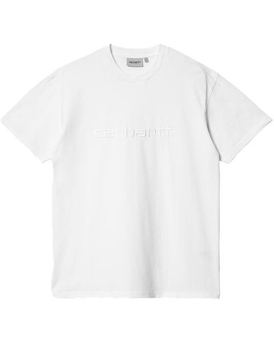 Carhartt Duster T-shirt White In Cotton